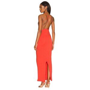 Indah Tamri Maxi Dress in Spritz Medium New Womens Stretch Jersey Long Gown